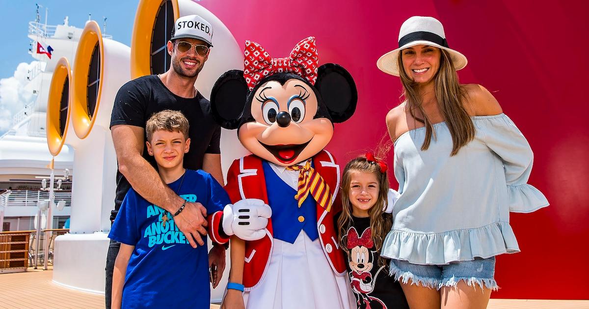 William Levy, Christopher Levy, Kailey Levy, Elizabeth Gutierrez on disney cruise